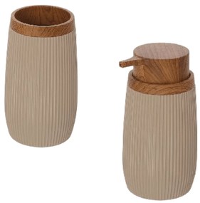 Set 2 Accessori D'Appoggio Feridras "London" Tortora