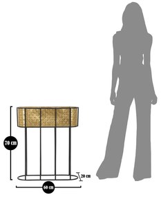 Portafiori in metallo Oval - Mauro Ferretti