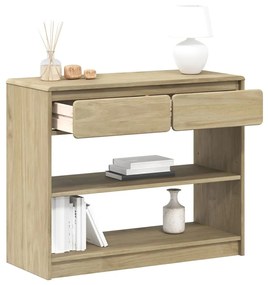 Tavolo consolle sauda rovere 89,5x36,5x73cm legno massello pino