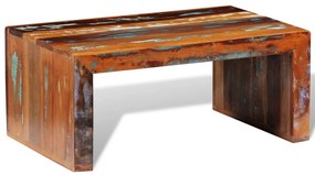 Tavolino Da Salotto İn Legno Di Recupero /