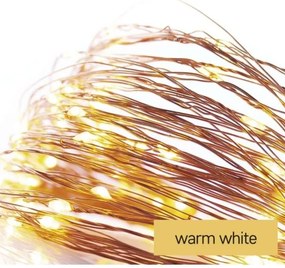 Catena natalizia LED 20xLED/2,4m bianco caldo