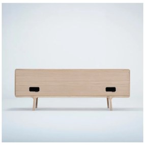 Cassettiera TV in legno massiccio di quercia Fawn - Gazzda