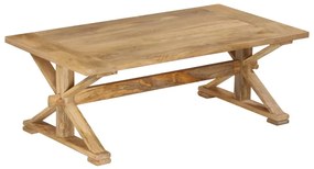 Tavolino da caffè 110x60x40 cm in legno massello di mango