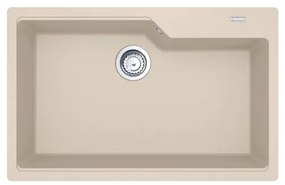 Lavello sopratop 1 vasca FRANKE Urban fragranite L 50 x L 78 cm avena