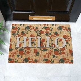 Zerbino in fibre di cocco 40x60 cm Hello Floral – Artsy Doormats
