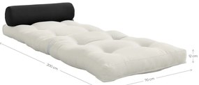 Materasso futon grigio-beige 70x200 cm Wrap Beige/Dark Grey - Karup Design