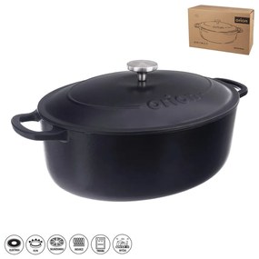 Teglia da forno in ghisa 27x42 cm LITINA SMALT - Orion