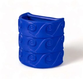 Magna Graecia Onde Wall Vase Blu - Seletti