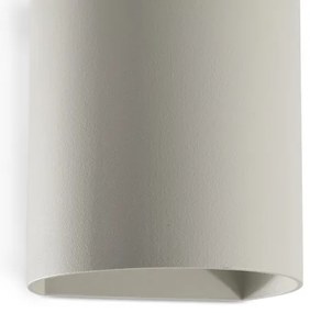 FARO 40524 - Applique SOLE 1xGU10/8W/230V grigio arrotondato