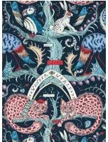 Clarke & Clarke Carta da parati Wonder World - Berry