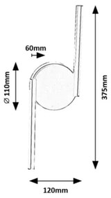 Rabalux 71122 - Applique a LED SABIRA LED/8W/230V 4000K