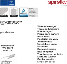 Tappetino antiscivolo per la doccia 53x53 cm Ruby – Spirella