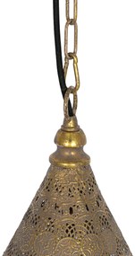 Lampada a sospensione orientale oro 26 cm - Mowgli