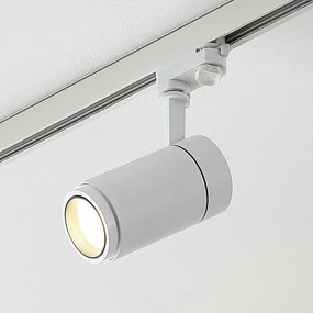 Arcchio Nanna Faretto a binario LED bianco 3000K 21W, Bianco / Opale, Studio / Ufficio, Alluminio