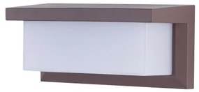 Brilagi - Lampada da parete LED per esterni con sensore BRICKY LED/12W/230V marrone IP54