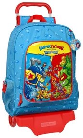 Trolley per la Scuola SuperThings Rescue force 32 x 42 x 14 cm Azzurro