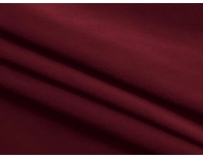 Divano burgundy con rivestimento in velluto 228 cm Ekahi – Makamii