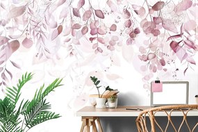 Carta da parati – Tocco Delicato di Natura in Rosa