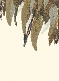 Eijffinger Carta da parati panoramica Fancy Feather - White Down