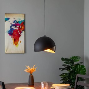 Lampada a sospensione Pacman 2633 Opviq, dimmerabile, Nero, Soggiorno / Sala da pranzo, Metallo, Moderno, Lampada a sospensione