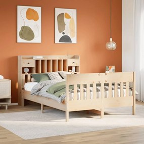 Giroletto Senza Materasso 160x200 Cm İn Legno Massello Di Pino /