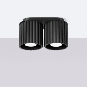 Sollux SL.1785 - Faretto AURA 2xGU10/10W/230V nero