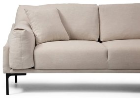 Divano angolare beige chiaro, angolo destro Leo - Artie