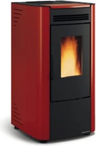 Stufa a pellet ventilata Ketty 6,5 kW Bordeaux - Extraflame