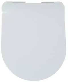 Coperchio per bidet FLO a d dedicato per serie sanitari con chiusura rallentata sganciabile in resina bianco matt