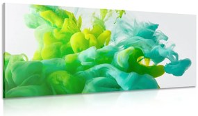 Quadro su tela – Inchiostro in sfumature verdi