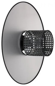 Duolla - Applique TOKYO RATTAN 1xE27/15W/230V diametro 50 cm argento/nero