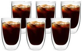 Set di 6 bicchieri a doppia parete NATALIE, 350 ml - Vialli Design