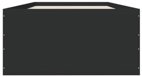 Giroletto nero 90x200 cm in legno multistrato