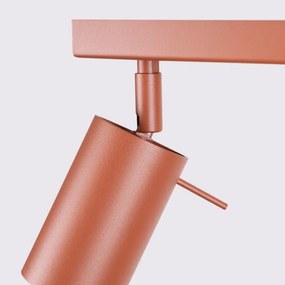 Sollux SL.1507 - Faretto RING 2xGU10/10W/230V rosso