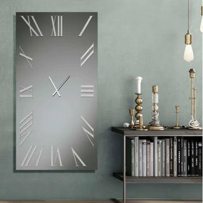 Orologio rettangolare verticale in cristallo Fumč 80x160 cm - BRANDON