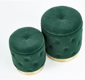 SET 2x Tabacco POLLY diametro 40/44 cm verde/oro