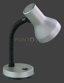 Pronto lampada da scrivania flessibile alluminio  h.30 1 luce attac...