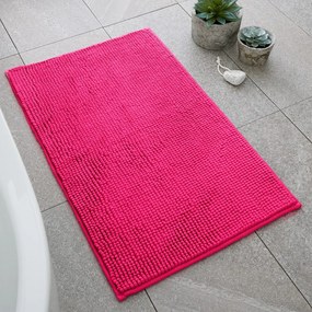 Tappetino per il bagno rosa scuro 50x80 cm Bobble – Catherine Lansfield
