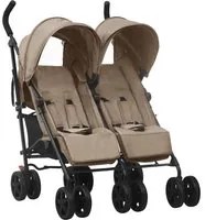 Passeggino Gemellare Grigio Talpa in Acciaio cod mxl 77559