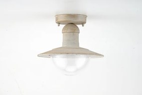 Brilagi - Plafoniera da esterno MOLDE 1xE27/60W IP44 bianco/patina