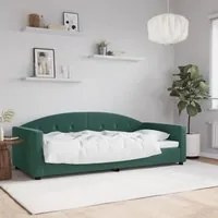 Letto da Giorno Verde Scuro 90x200 cm in Vellutocod mxl 129777