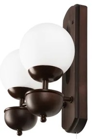 Brilagi - LED Applique COTTAGE 2xG9/40W/230V faggio/bianco