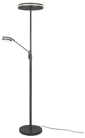 Lampada da terra 180 cm antracite Franklin Trio