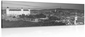 Stampa su tela – Sera a Bratislava in bianco e nero