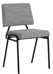 Sedia da pranzo bianca e nera Simple - CustomForm