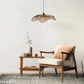 Lampadario a sospensione con filo TOBAGO 1xE27/20W/230V diametro 60 cm beige