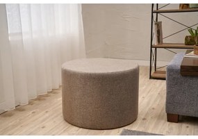 Pouf RABO Ø 58 cm marrone