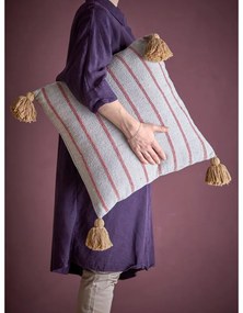 Cuscino decorativo in cotone riciclato 45x45 cm Eviaya – Bloomingville