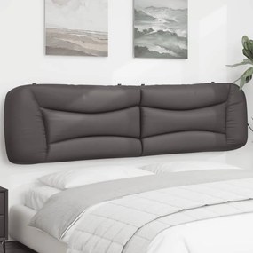 Cuscino Testiera Grigio 200 Cm İn Similpelle /