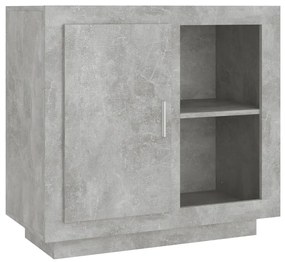 Credenza grigio cemento 80x40x75 cm